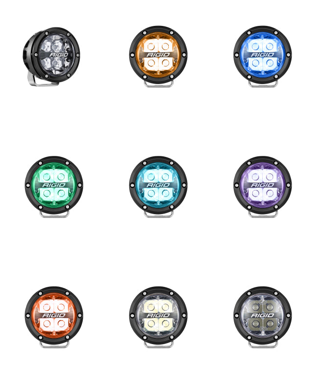 Rigid Industries 360-Series 4in LED Off-Road Spot Beam - RGBW (Pair) 36402