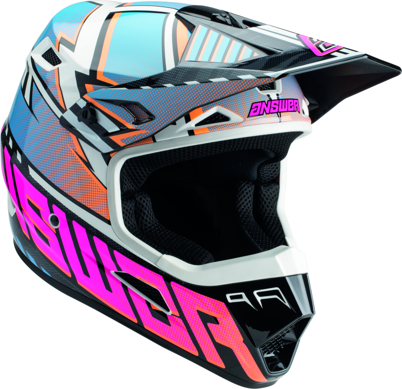 Answer AR3 Rapid Helmet Blue/Orange/Rhodamine Youth - Large 447783