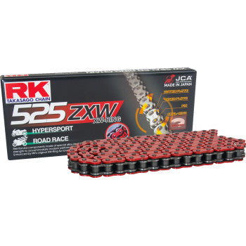 RK 525 ZXW - Drive Chain - 120 Links - Red RR525ZXW-120