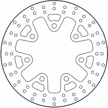 MOTO-MASTER Brake Rotor - Front - Halo 110795-PU