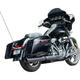 S&S CYCLE 2-into-1 4" Swindler Muffler Kit - Black - M8 Touring 2017-2025 550-1139