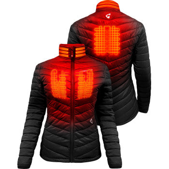 GERBING HEATED CLOTHING Women's 7V Khione Insulated Heated Puffer Jacket 2.0 - Large GERKPJKT7VWBL