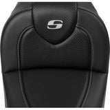 SADDLEMEN RoadSofa™ - Carbon Fiber - without Driver Backrest - FXDWG '04-'05 804-05-185