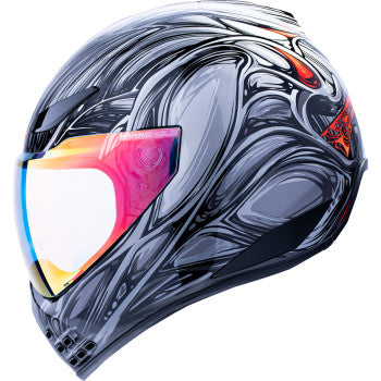 ICON Domain™ Helmet - Nouveau - Silver - Medium 0101-18525