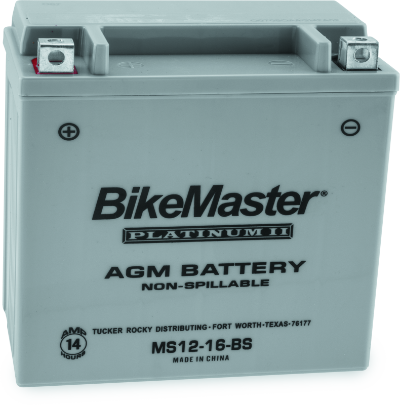 BikeMaster AGM Battery - MS12-16-BS 780720