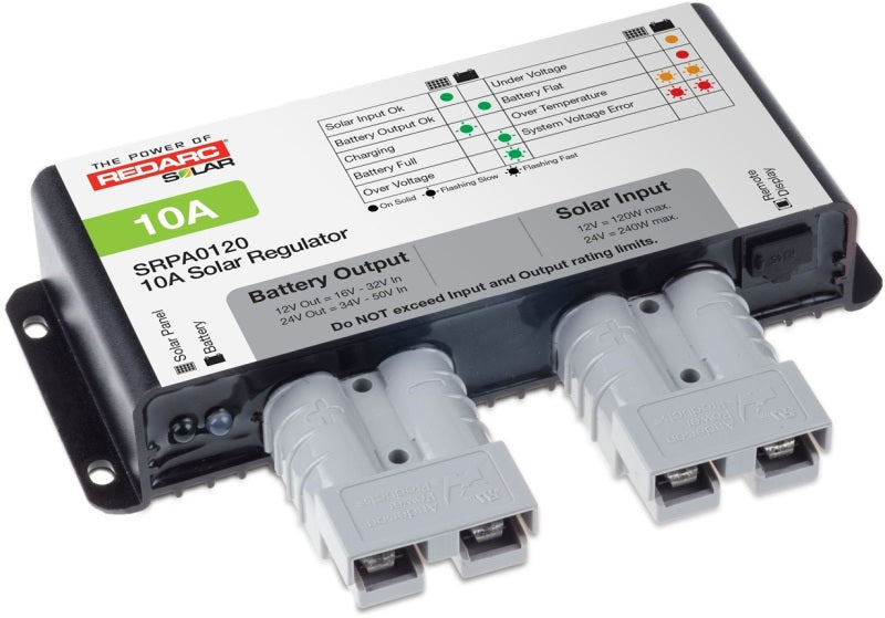 REDARC Solar Regulator w/Anderson Connect - 10A SRPA0120