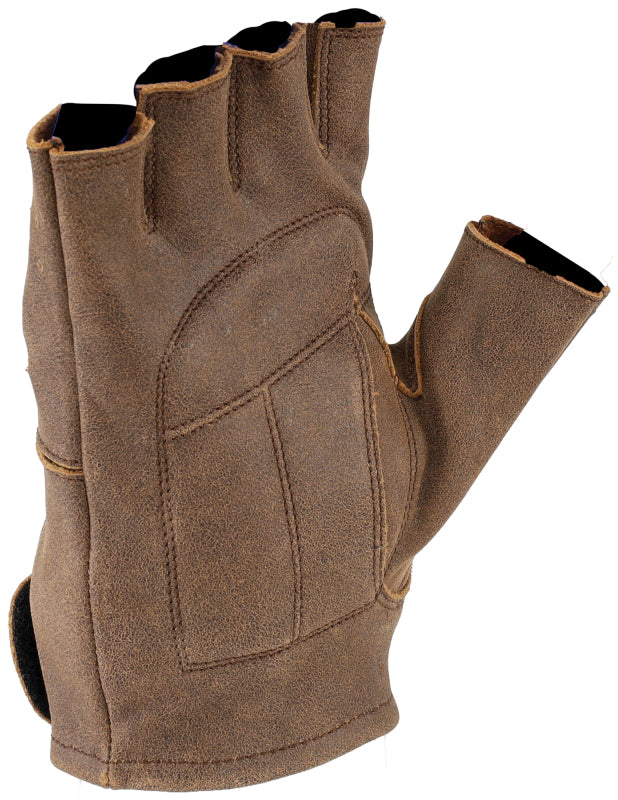 River Road Buster Vintage Shorty Gloves Black - XL 94463