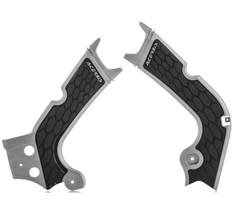 Acerbis 17-19 Honda CRF250R/ CRF250RX/CRF450R/ CRF450RX Frame Guard X Grip - Silver/Black