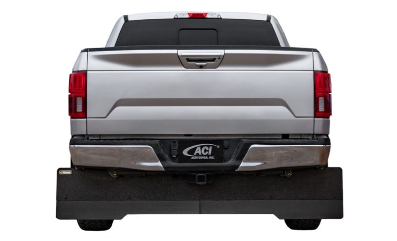 Access Rockstar 2019+ GMC 1500 AT4 (w/ Adjustable Rubber) Black Urethane Finish Full Width Tow Flap