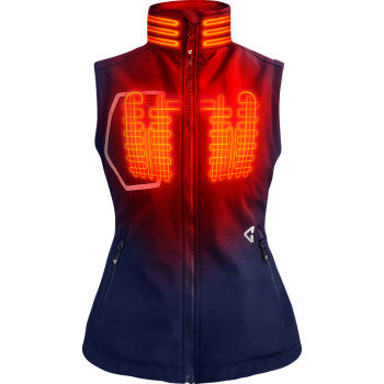 GERBING HEATED CLOTHING Women's 7V Torrid Softshell Heated Vest 2.0 - Navy - XL GERTVST7VWNXL