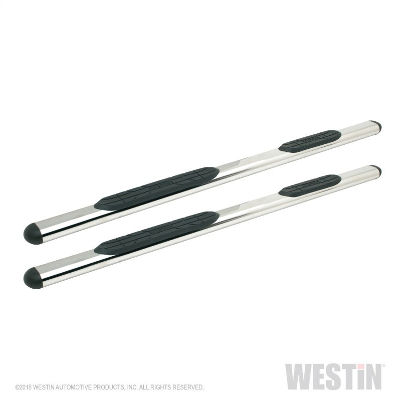 Westin Premier 4 Oval Nerf Step Bars 85 in - Stainless Steel