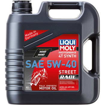 LIQUI MOLY Street Race Synthetic 4T Oil - 5W-40 - 4L 20076