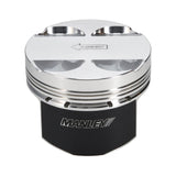 Manley Hyundai Genesis Coupe 2.0L Turbo 86.0mm Standard Bore 9.3:1 Dish Piston Set with Rings 616000C-4