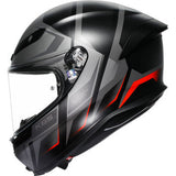 AGV K6 S Helmet - Karve - Matte Black/Gray/Red - XL 2118395002-024-XL