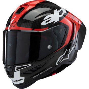 ALPINESTARS Supertech R10 Helmet - Element - Carbon/Red/White - 2XL 8200324-1363-XXL