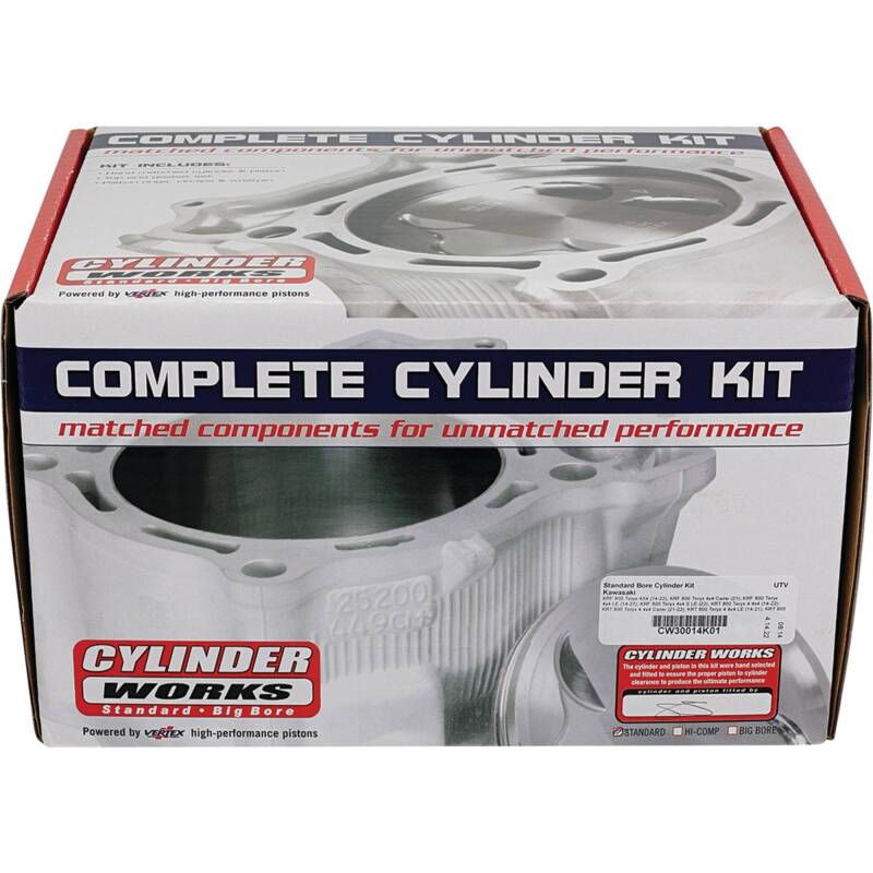 Cylinder Works 14-23 Kawasaki KRF 800 Teryx 4X4 800cc Standard Bore Cylinder Kit CW30014K01