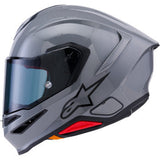 ALPINESTARS Supertech R7 Helmet - 22.06 - Solid - Gloss Gray - Small 8202126-1635-S