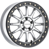RACELINE WHEELS Wheel - Alpha - Front/Rear - Hyper Silver/with Black Ring - 17x7 - 4/156 - +40 mm A14SB-77056+40