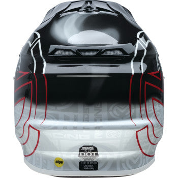 MOOSE RACING F.I. 2.0 Helmet - Deceit - MIPS® - Black/White/Red - 2XL  0110-7994