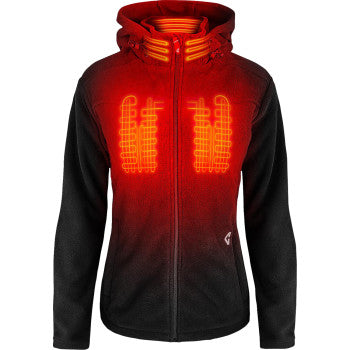 GERBING HEATED CLOTHING Women's 7V Thermite Fleece Heated Jacket 2.0 - Black - XS GER-TFJKT-7V-W-B-XS