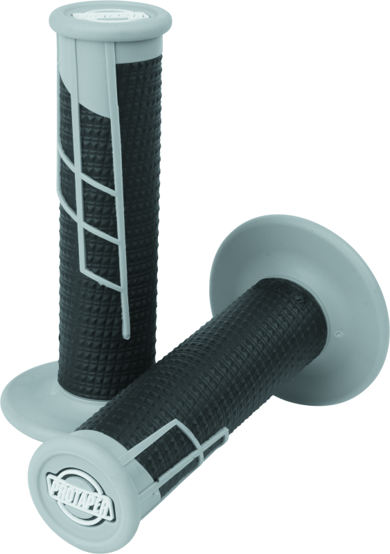 ProTaper Clamp-On 1/2 Waffle Grip - Gray/Black 21666