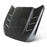 Anderson Composites 15-16 Ford Mustang (Excl. GT350/GT350R) Fiberglass Heat Extractor Hood AC-HD15FDMU-SA-GF