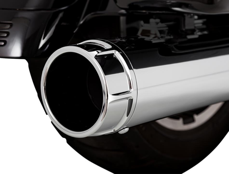 VANCE & HINES 4.5" Torquer Mufflers for FL - Chrome 16674