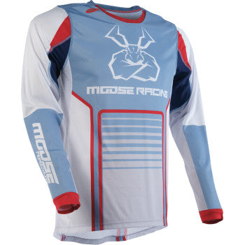 MOOSE RACING Agroid Jersey - Gray/Blue - XL 2910-7497