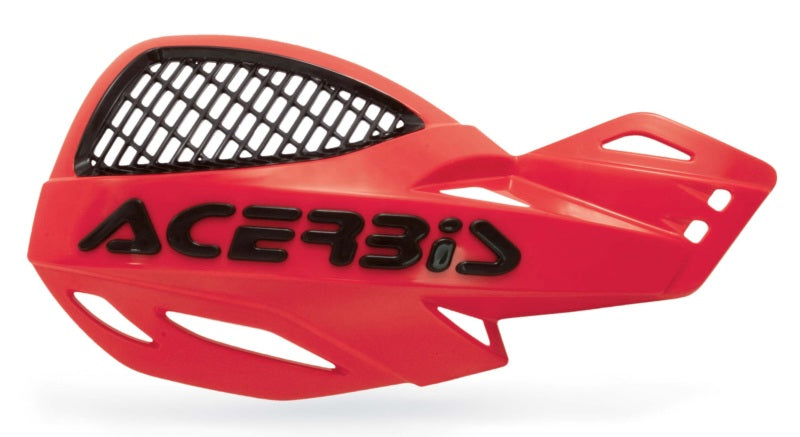 Acerbis Vented Uniko Handguard - Red/Black 2072670004