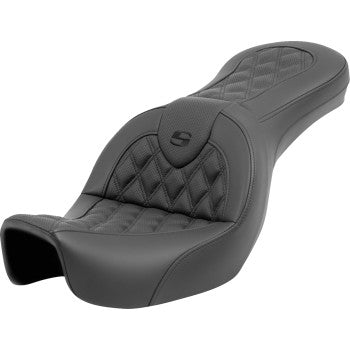 SADDLEMEN Roadsofa™ Seat - Lattice Stitch - without Backrest - FXD '06-'17 806-04-182