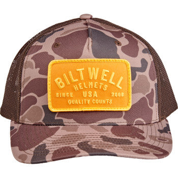 BILTWELL Bark Hat - Camo Brown  8002-2041-00