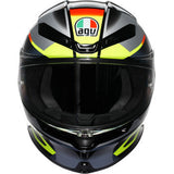 AGV K6 S Helmet - Erazer - Black/Red/Yellow Fluo - Large 2118395002-026-L