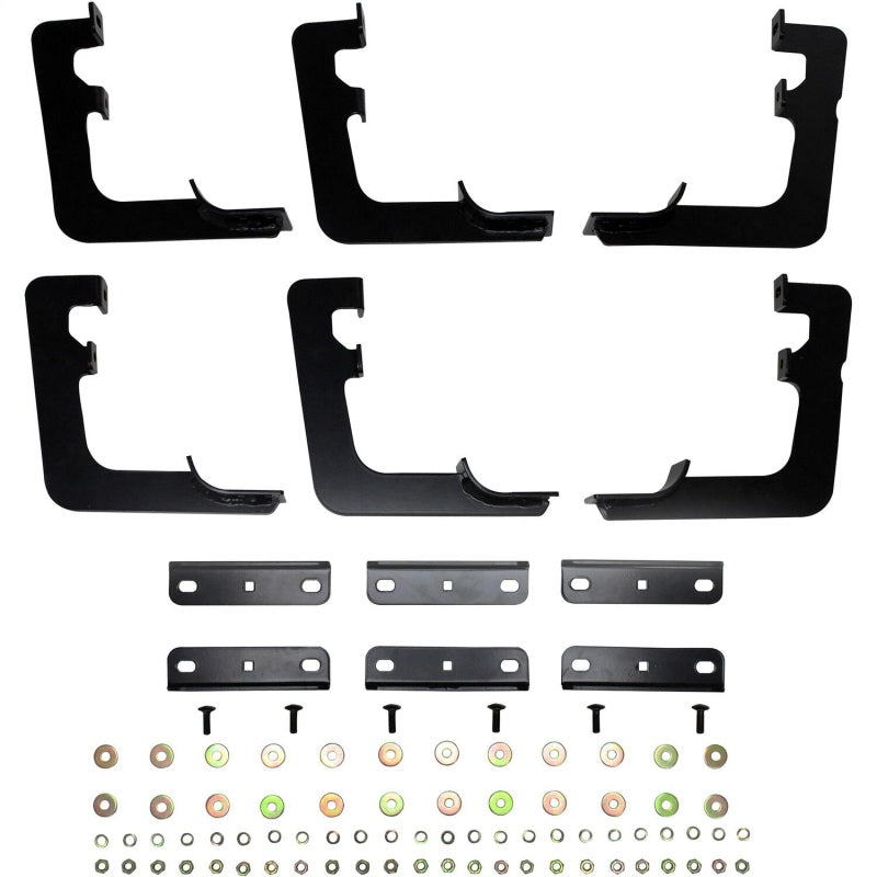 Westin 19 Ram 1500 Quad/Crew Cab (Ex. Classic) Premier Oval Nerf Step Bar Mount Kit - Black 22-2245