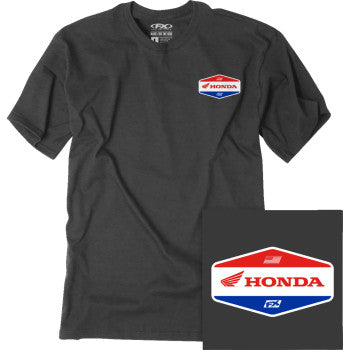 FACTORY EFFEX Honda Stadium T-Shirt - Heather Charcoal - XL 27-87336