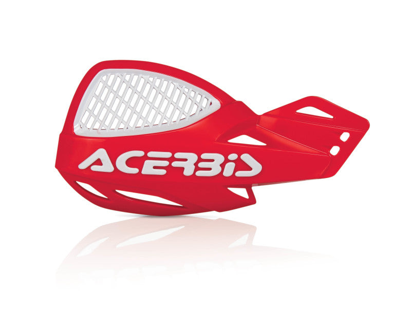 Acerbis Vented Uniko Handguard - Red/White 2072671005