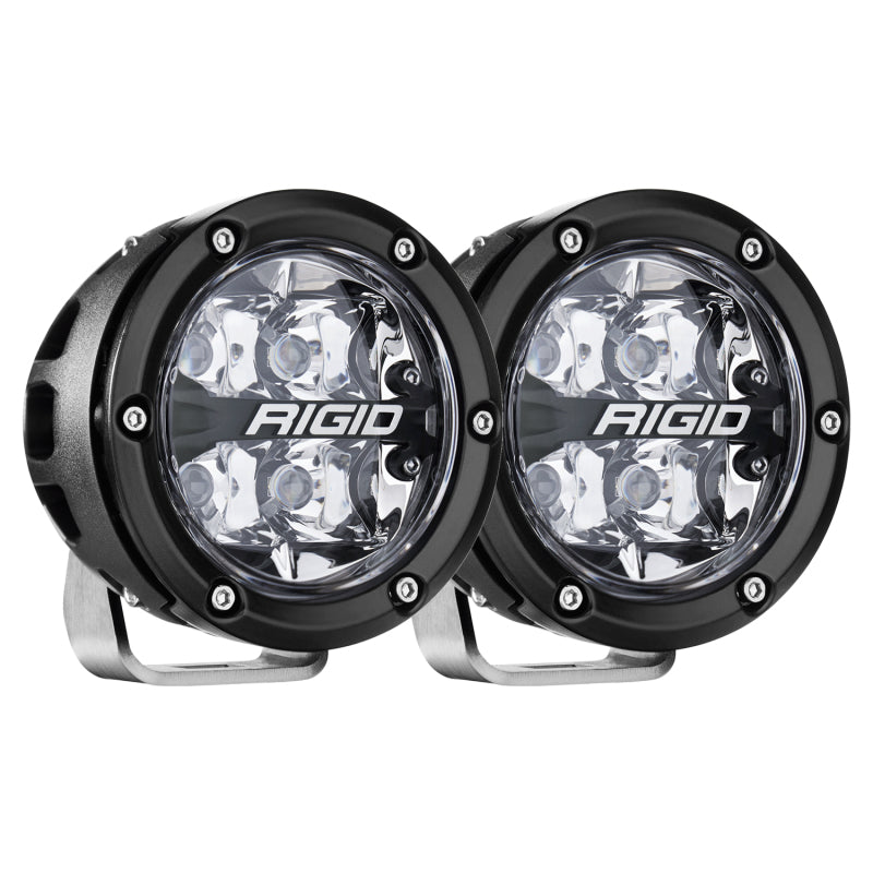 Rigid Industries 360-Series 4in LED Off-Road Spot Beam - RGBW (Pair) 36402