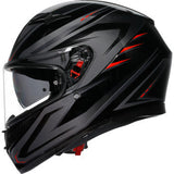 AGV K3 Helmet - Syth - Black/Red - Medium 2118381004-021-M