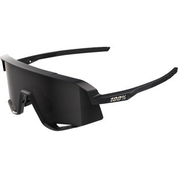 100% Slendale Sunglasses - Matte Black - Smoke  60057-00002