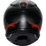 AGV K6 S Helmet - Karve - Matte Black/Gray/Red - Large 2118395002-024-L