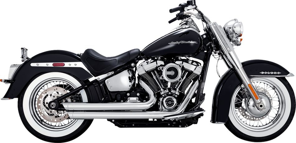 VANCE & HINES Big Shots Staggered Exhaust System - Chrome 17341