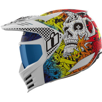 ICON Elsinore™ Helmet - Doodle 3 - White - 2XL 0104-3442