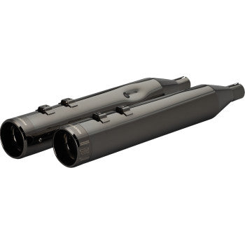 KHROME WERKS 4-1/2" HP-Plus® Slip-On Mufflers with Klassic Tip - Eclipse® - M8  201930