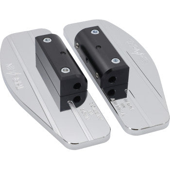 THRASHIN SUPPLY CO. Mini Floorboards - Passenger - Chrome TSC-2205-3