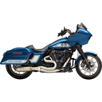 BASSANI XHAUST 2-into-1 Exhaust System with Super Bike Muffler - Stainless Steel - 49-State 1F98SSE