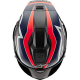 ALPINESTARS Supertech R10 Helmet - Team - Matte Black/Carbon Red Fluo/Blue - XS 8200224-1383-XS