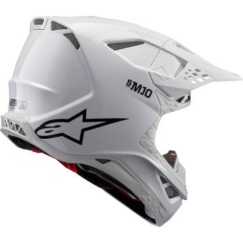 ALPINESTARS Supertech M10 Helmet - Solid - MIPS® - Gloss White - Large 8300323-2180-L