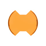 KC HiLiTES SlimLite 8in. LED Light Shield (Shield Only) - Amber 5208
