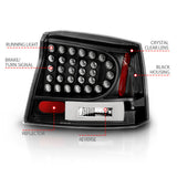 ANZO 2006-2008 Dodge Charger LED Taillights Black 321014