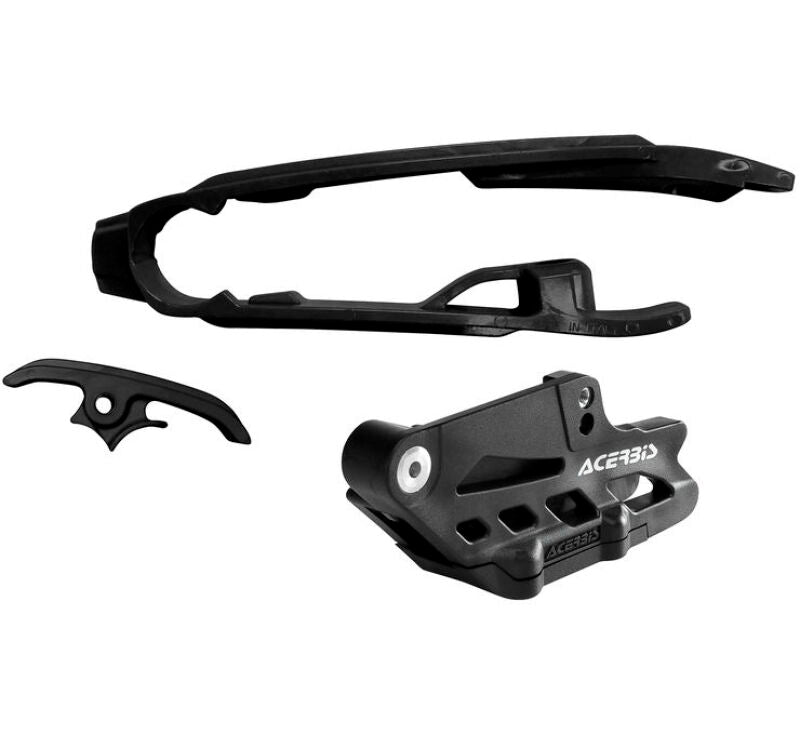 Acerbis 16-22 KTM 125-450 SX/SX-F/XC-F/ Husq 125-250/ 21-23 GasGas Chain Guide/Slider Kit - Black 2462630001