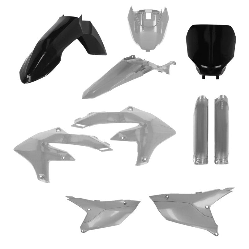 Acerbis 2024 Yamaha YZ250F/ 23+ YX450F/FX Full Plastic Kit w/Tank Cvr - Black/Gray 2979591001